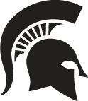 Michigan State University Logo-Helmet