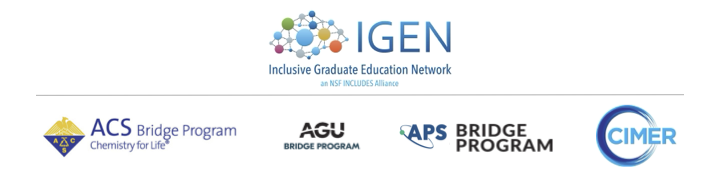 IGEN CIMER ACS Bridge AGU Bridge APS Bridge